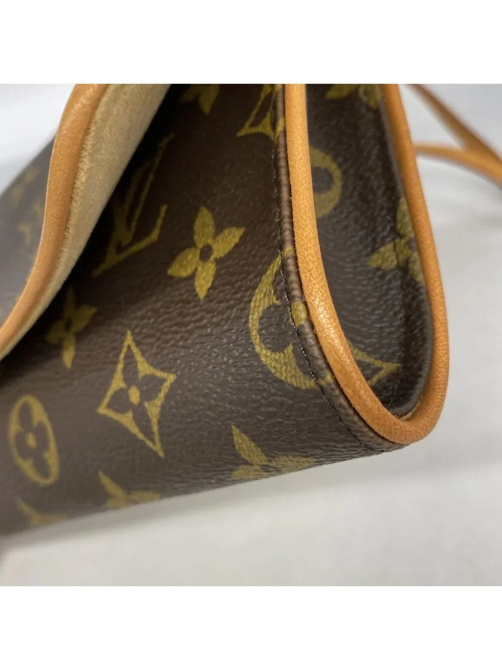 Louis Vuitton Shoulder Bag Monogram Pochette Twin GM Brown